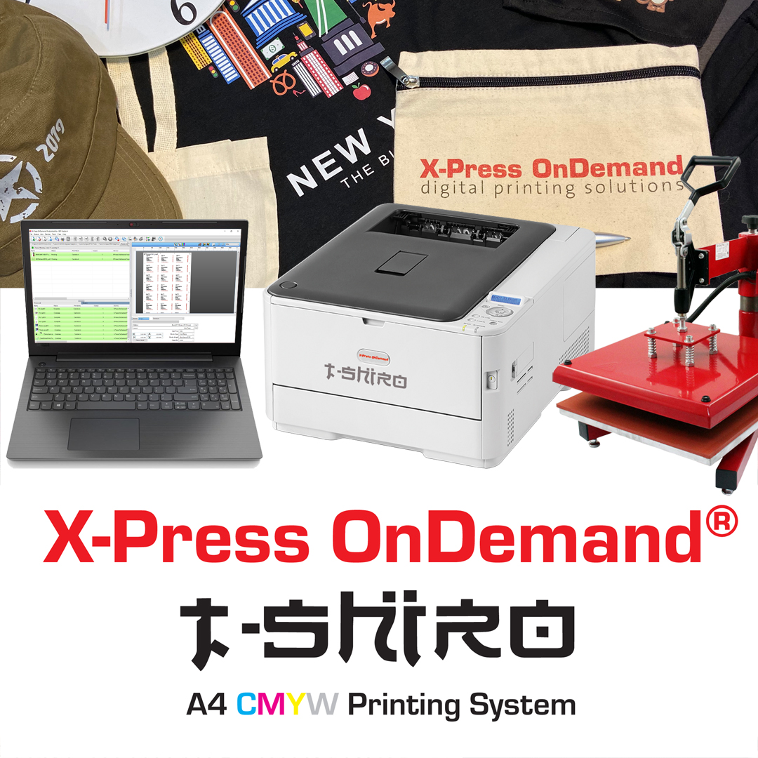 T-SHIRO A4 t-shirt and textile transfer printer