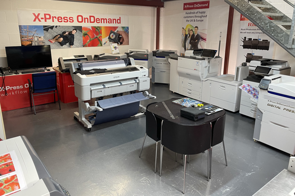 Demo room in X-Press OnDemand Somerset