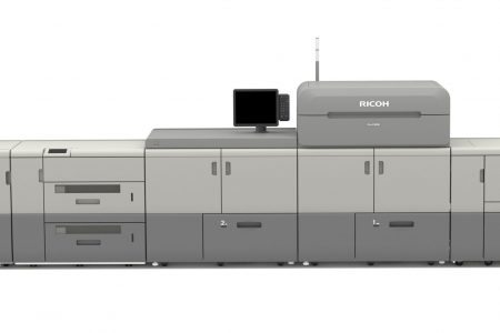 Ricoh ProC9200 digital press with vacuum feed from X-Press OnDemand