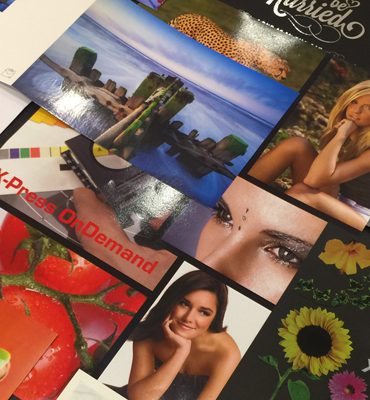 Print samples from the amazing X-Press OnDemand range of digital printers/presses